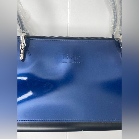 Beijo London Paris New York NWT Blue/Black Handbag - Picture 6 of 6